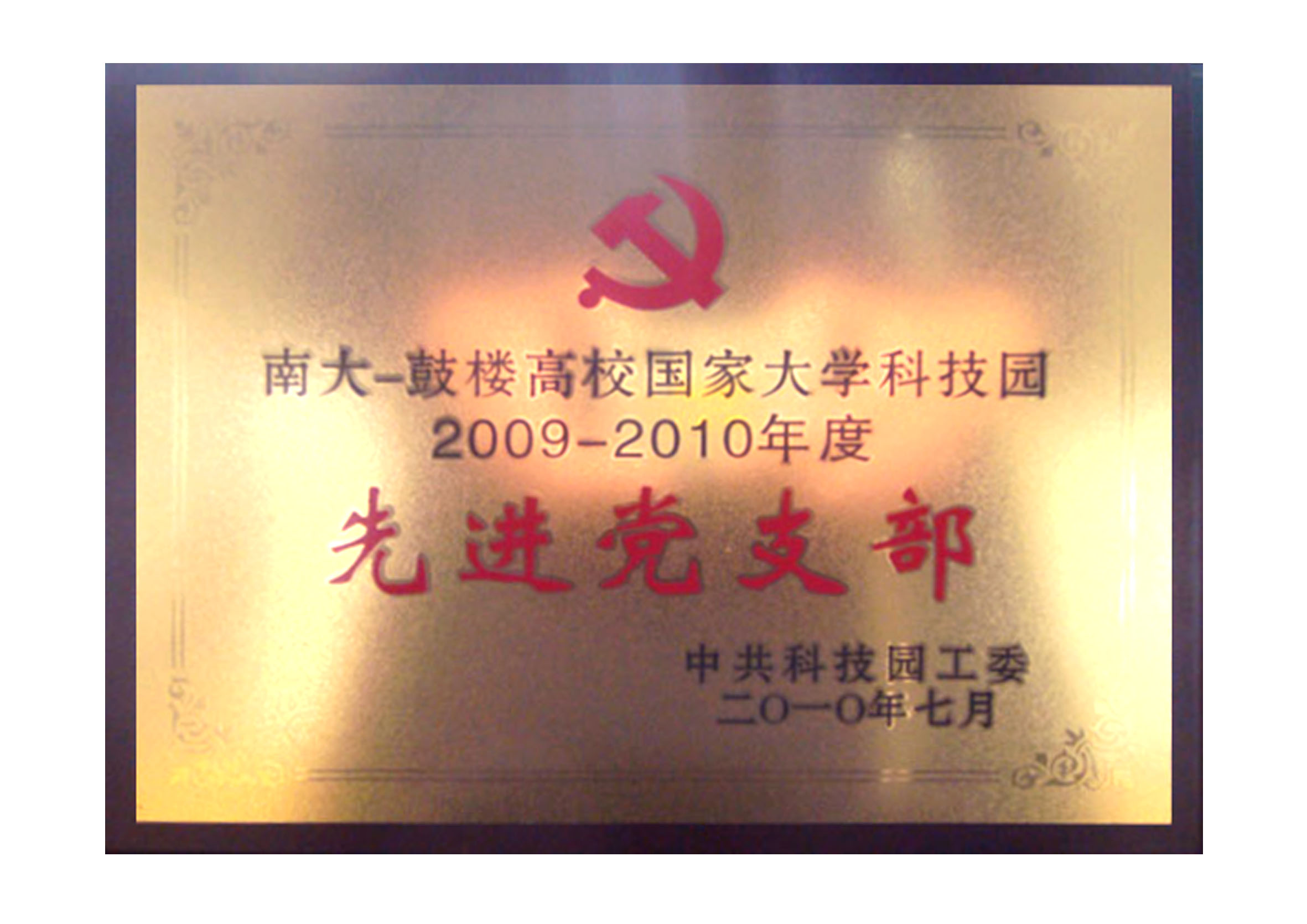 南大-科技園2009-2010年度先進(jìn)黨支部